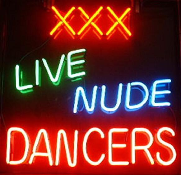 Mancave and Nude Neon Signs